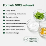 Puradoro Șampon Dermatită Seboreică – Natural, pentru Păr Gras și Coji, cu Tea Tree, Fără Sulfați și Parabeni 200ml - imagine 4