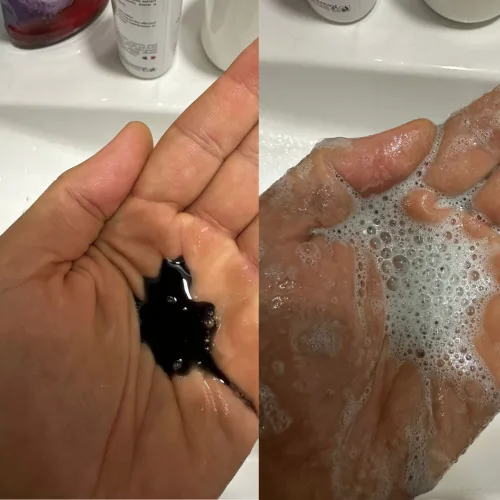 Click to view full screen Puradoro Șampon Anti-Încărunțire – Nuanțator Gri Natural, pentru Păr Alb, Gri și Blond, Fără Sulfați 200ml photo review